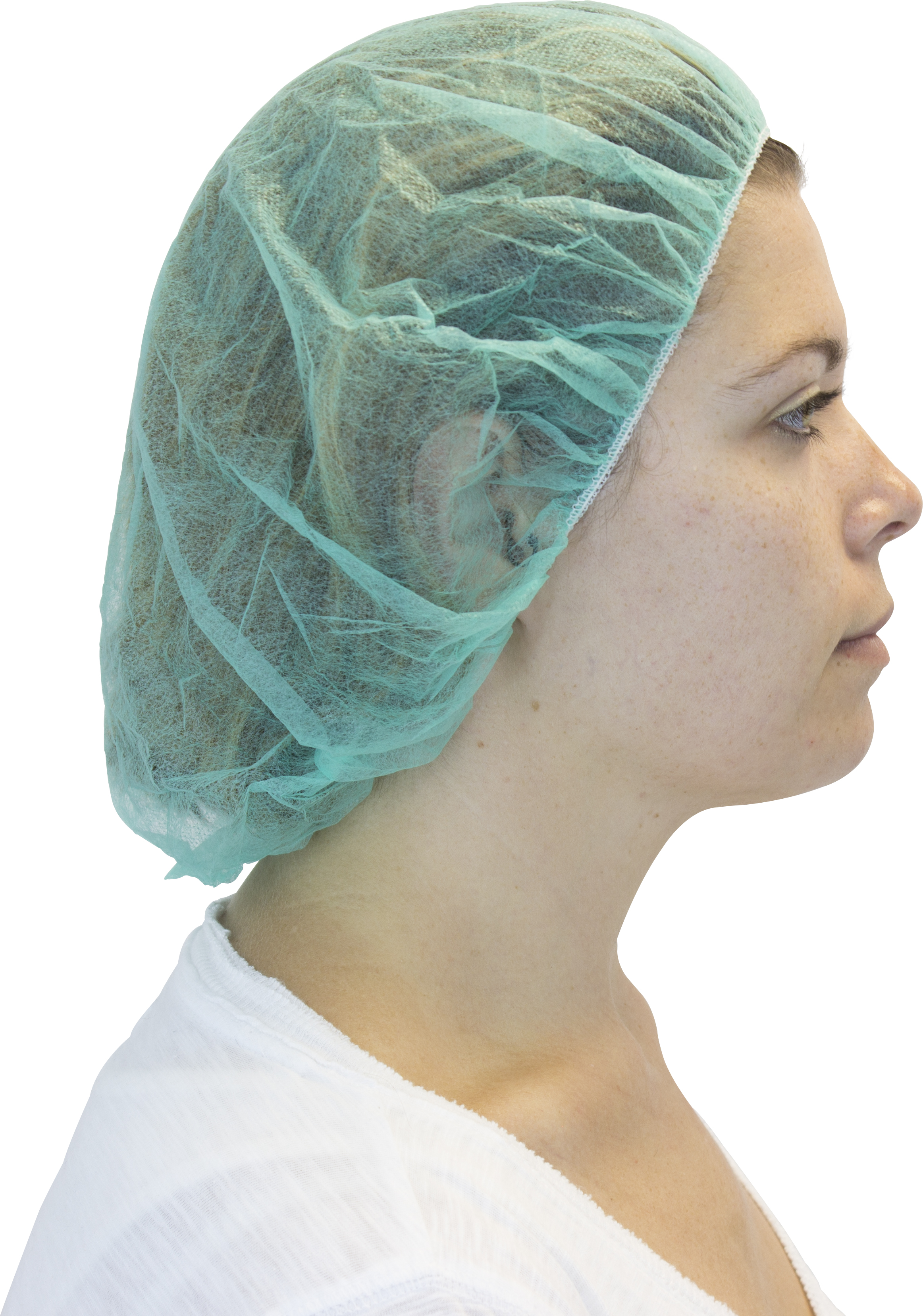 21” Green Bouffant, 100/BG 10BG/CS 
